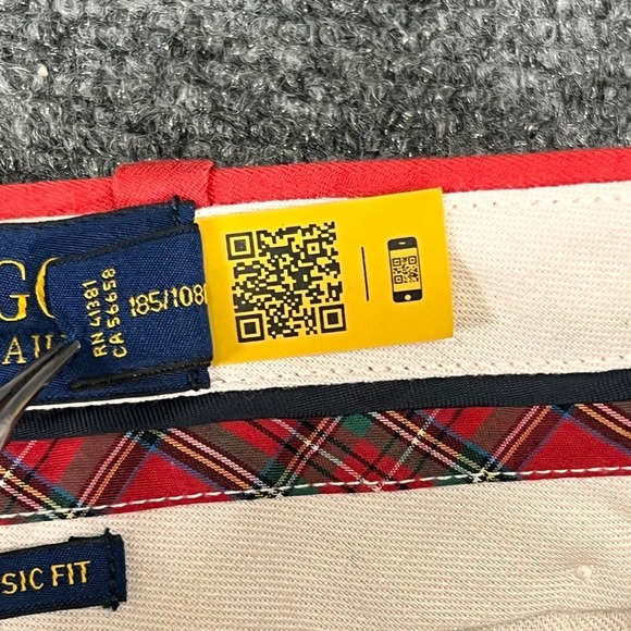 Polo Golf Ralph Lauren Performance 8" Shorts Size 42 Classic Fit Stretch Red - Picture 5 of 12